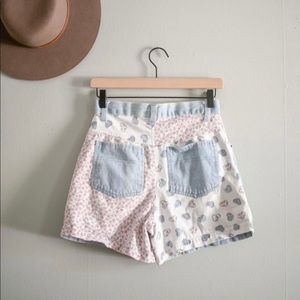 Vintage Patchwork Shorts